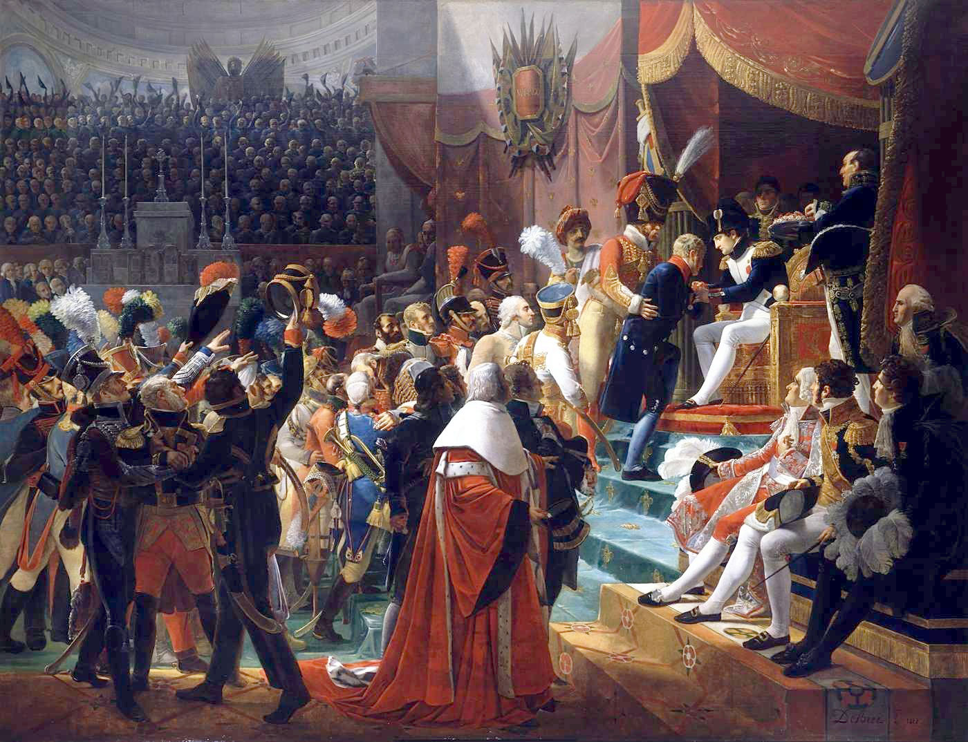 Première distribution des décorations de la Légion d'honneur, J. B. Debret