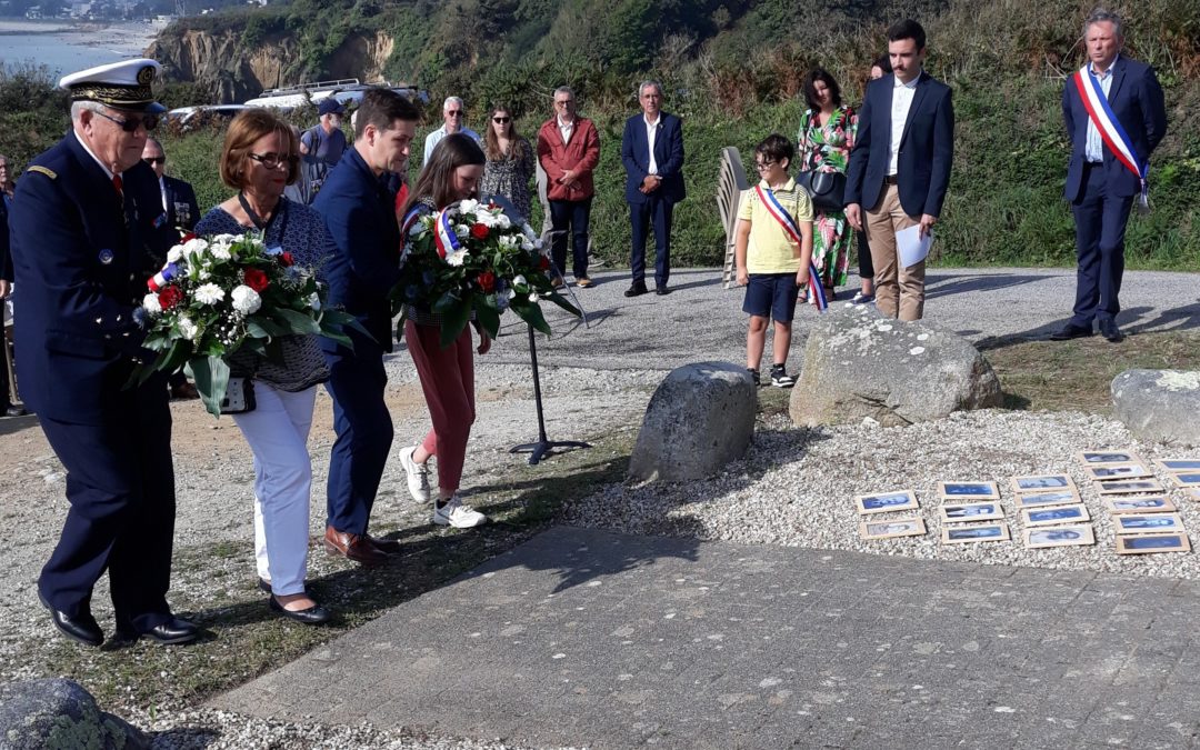 Commémoration à la stèle du Cosquer 10 septembre 2023