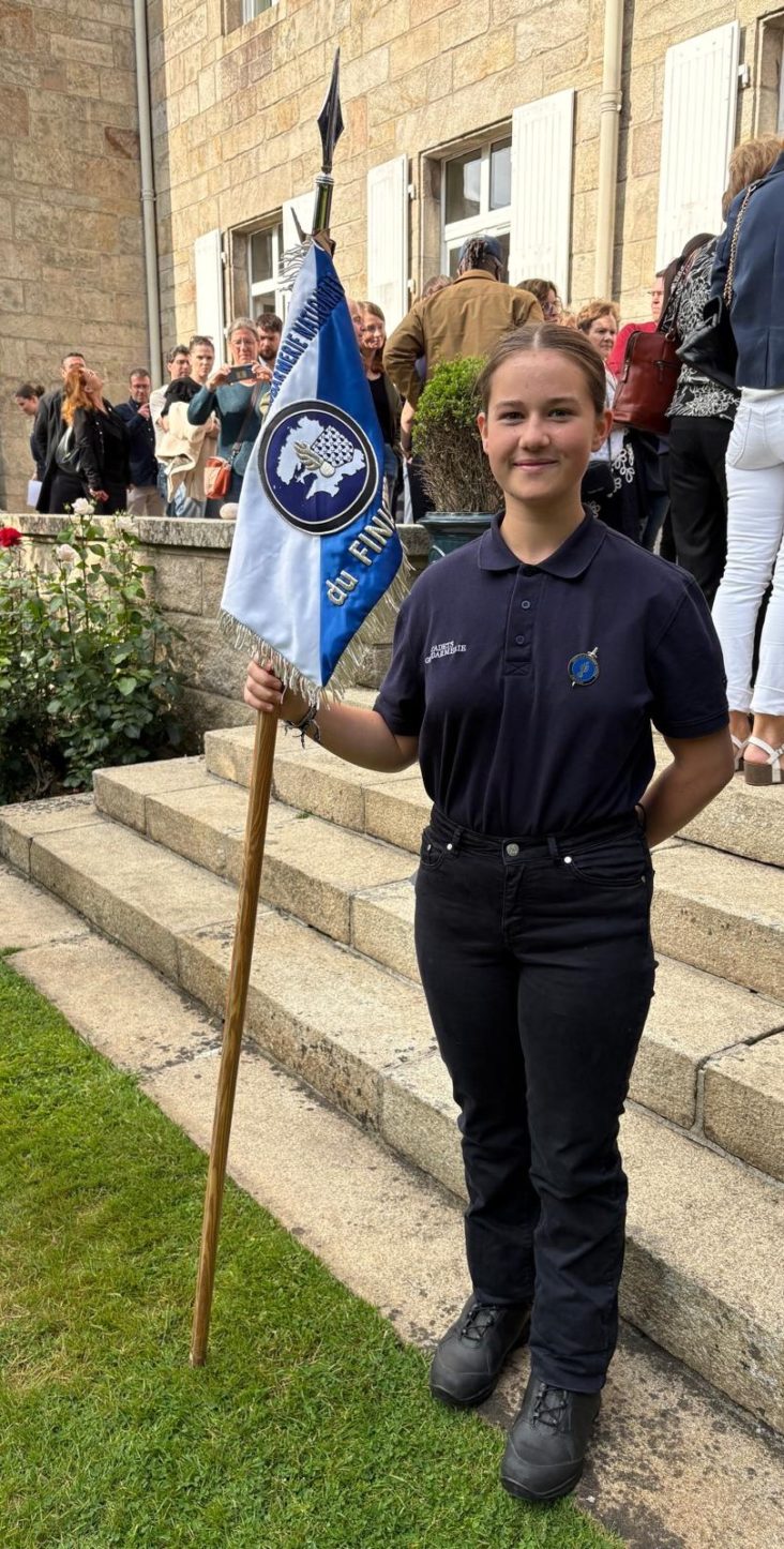 Le drapeau des cadets