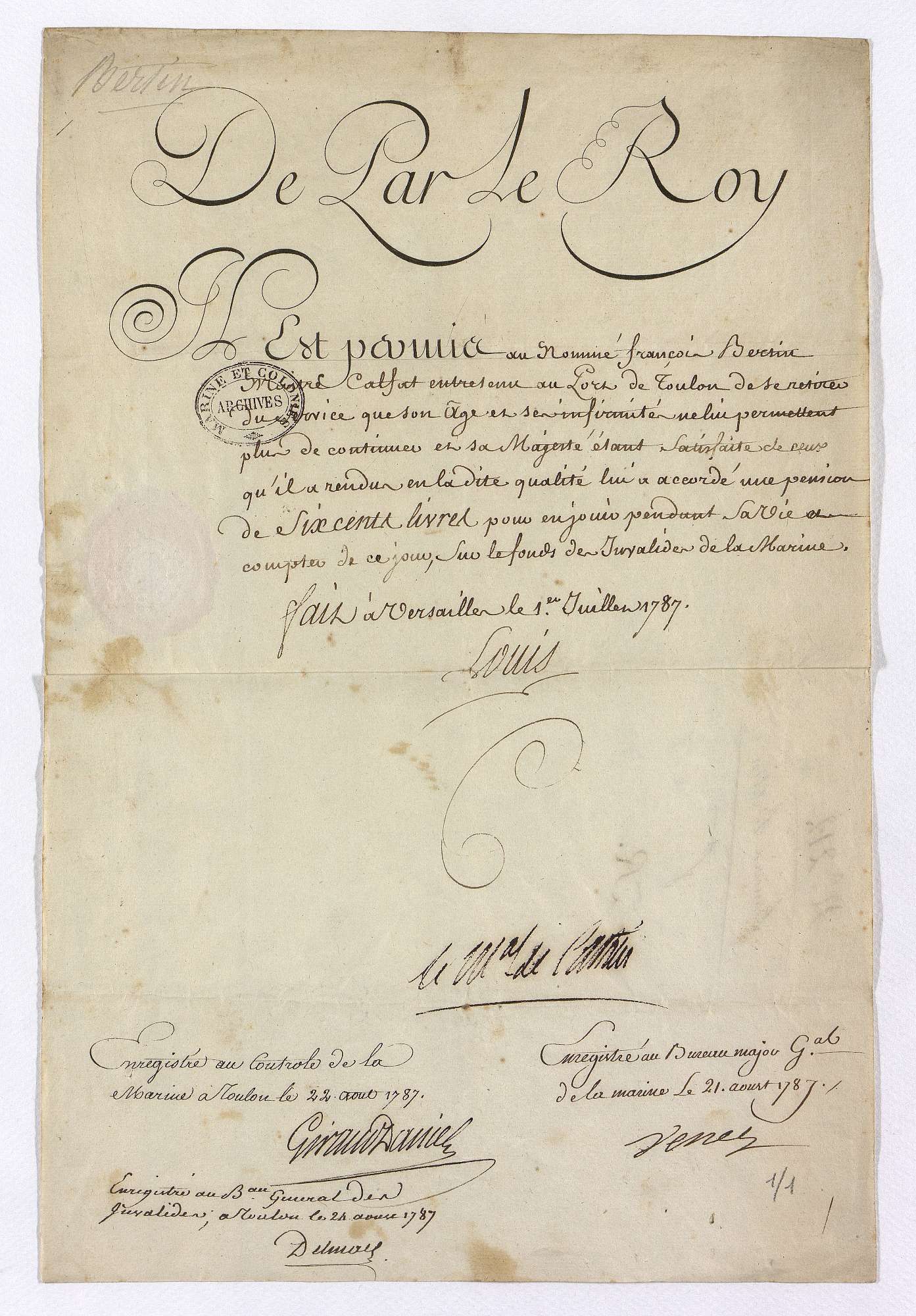 Maître calfat modèle